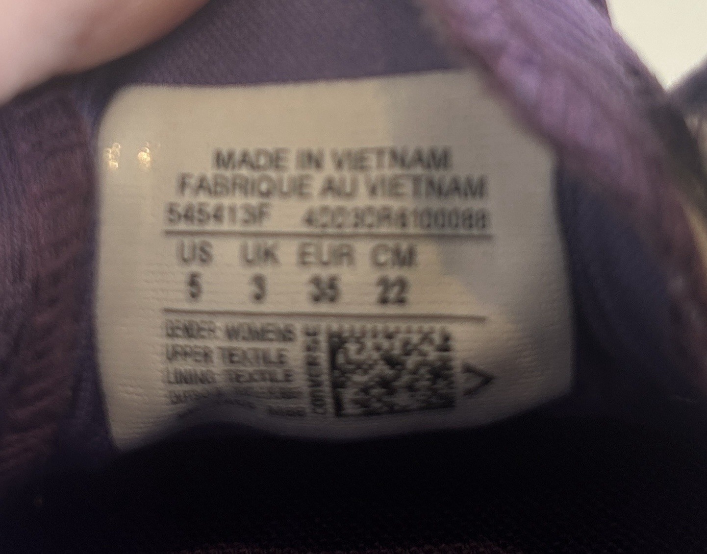 NEW Converse All Star Purple Lace Detail Slip on Sneakers  Girls Size 3  thumbnail 10