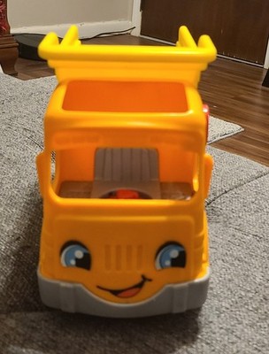 Fisher Price Little People Dump Truck Construction Working Sounds Dump Action