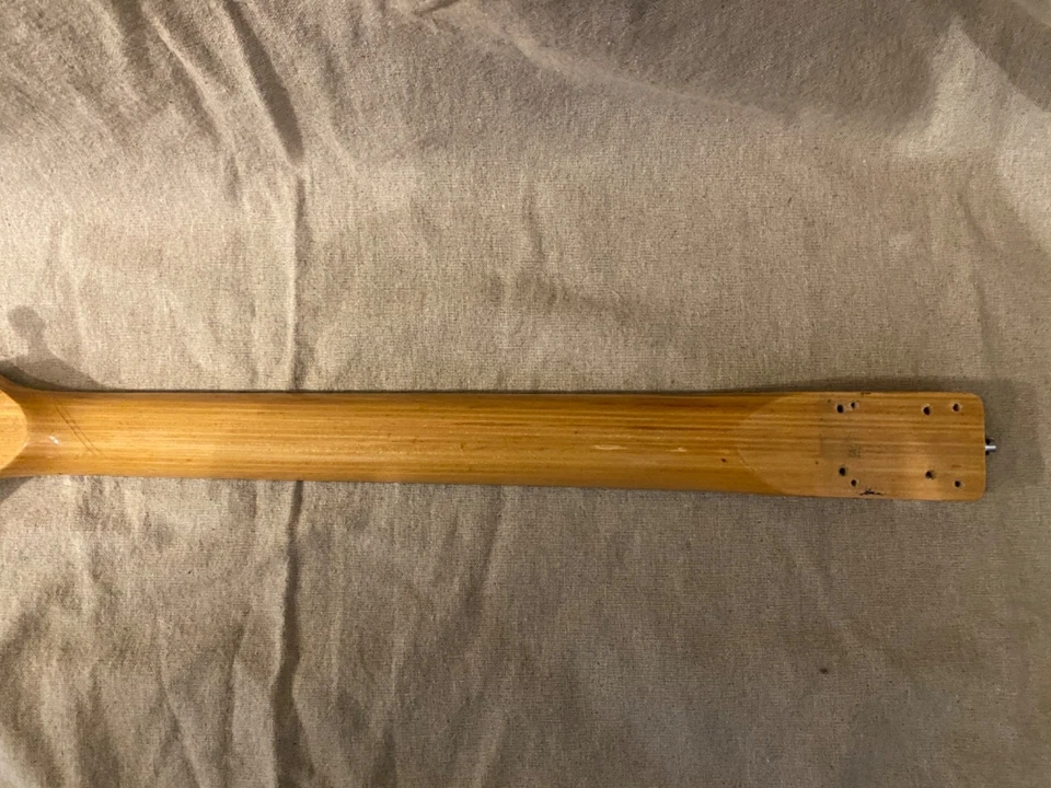 Cuello de guitarra vintage años 60 Teisco Spectrum ET-220 con 2 afinadores Gotoh dorados Foto 4 de 4