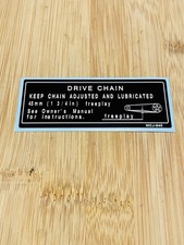 Honda CBR 900 RR 954 FireBlade Adesivo Decal Sticker Tensione Catena