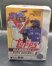 2022 Topps Baseball Series 2 Blaster Box Sealed Exclusive  Relic Card 7 Packs