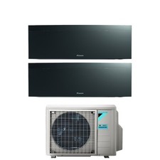 Condizionatore Daikin Bluevolution Dual Inverter Emura Black Iii 7+12