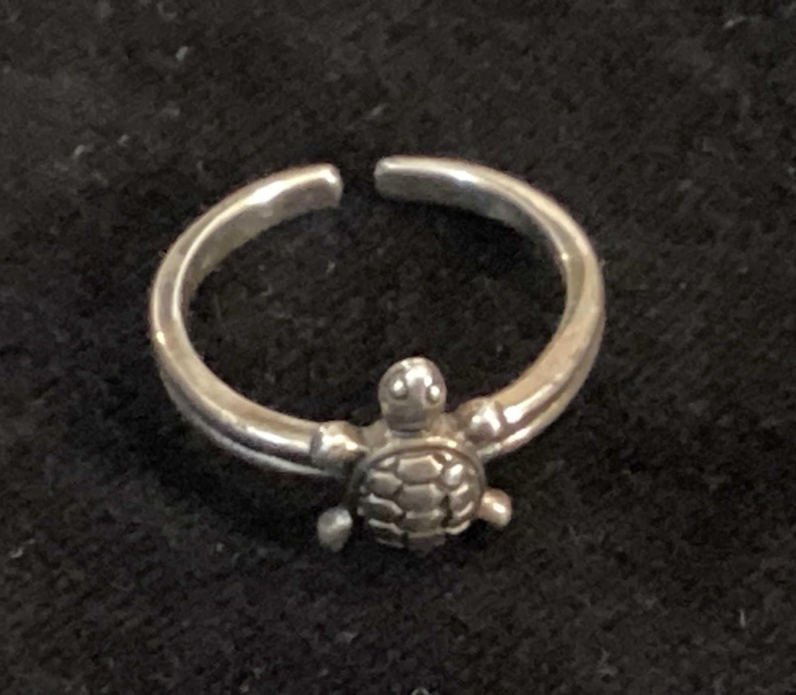 Avon Sterling Silver Turtle Adjustable Ring In Ve… - image 11