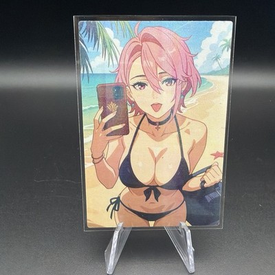 Aira Shiratori Holographic Anime Collectible Trading Card