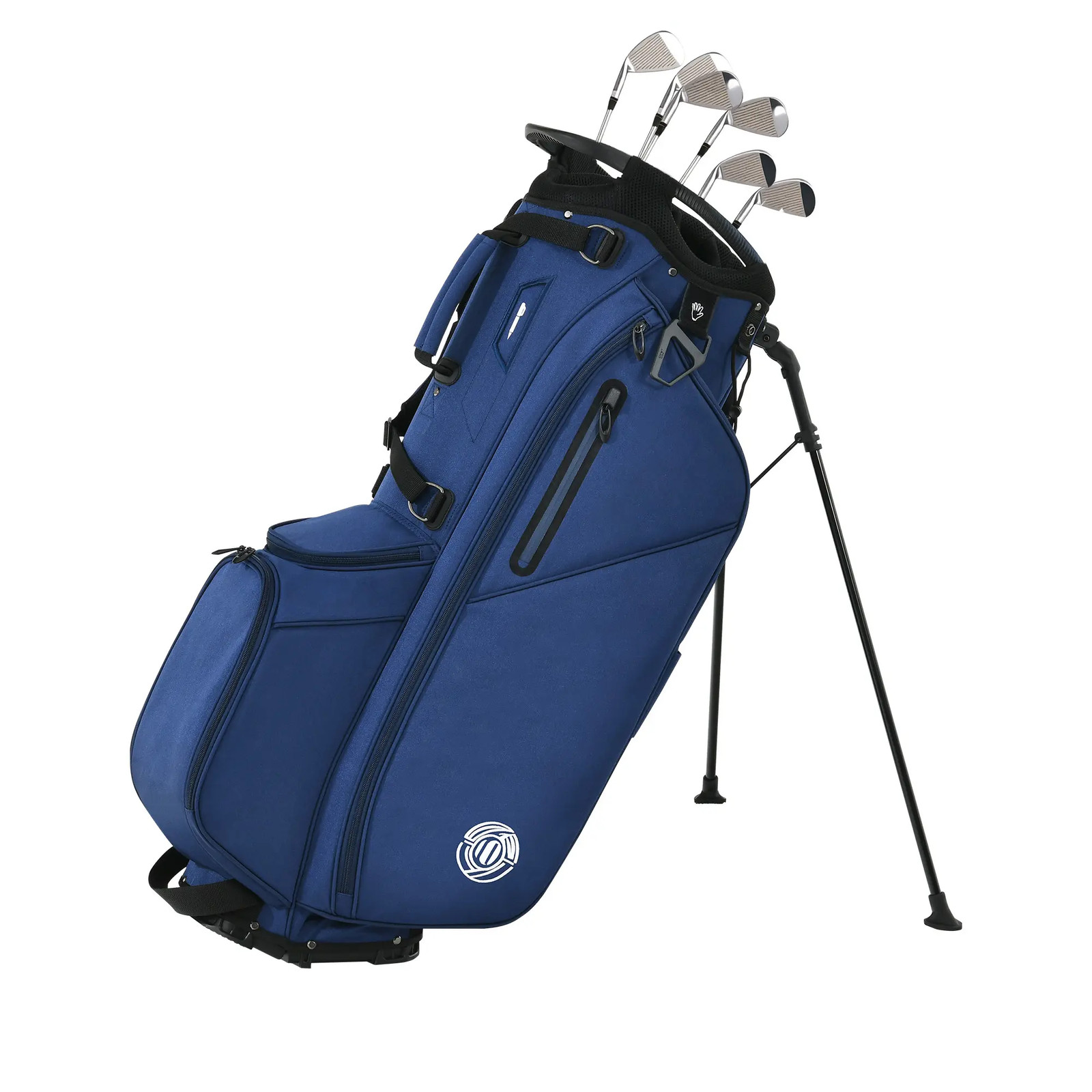 Stand Bag 14-way, Double Strap, Full-length Dividers, Rain Hood