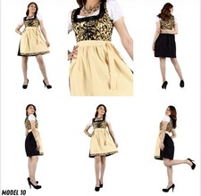 Dirndl Kleid   Elegant   Gelb/weiß   Neu mit...