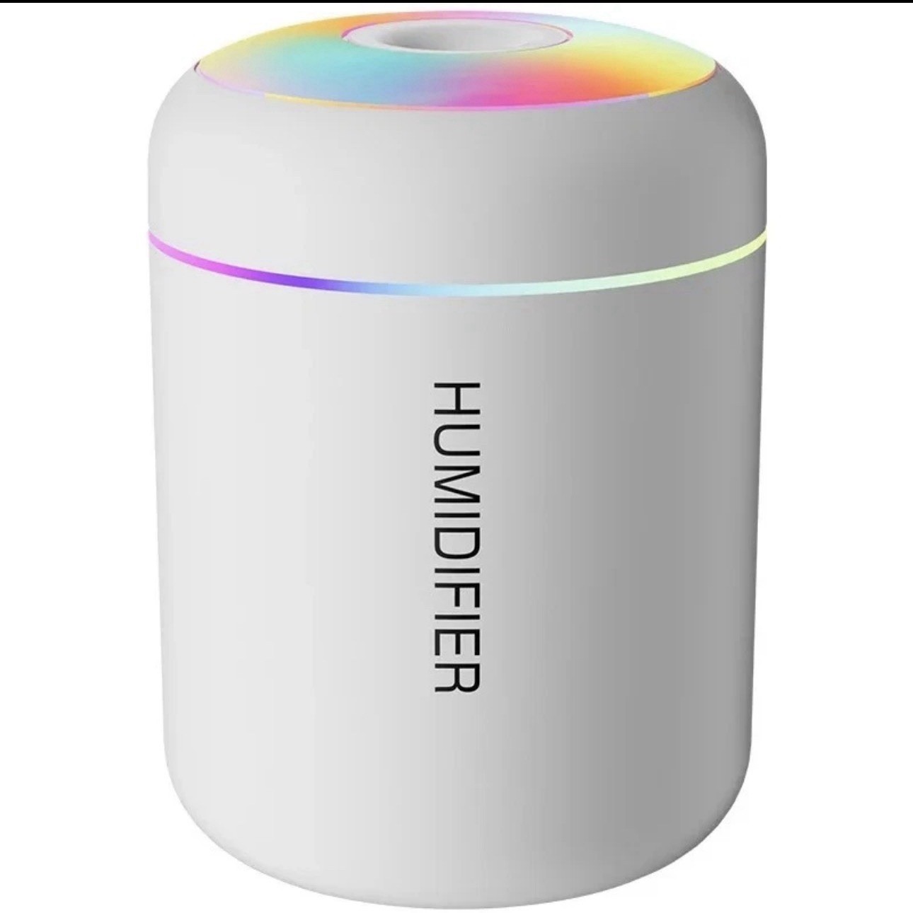Mini Atomizer Humidifier Aroma Diffuser LED, Black/White, Bedroom Car Office
