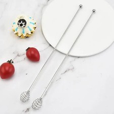 Stainless Steel Cocktail Mixing Spoon Long Handle Drink Stirrer Bartender Stick
