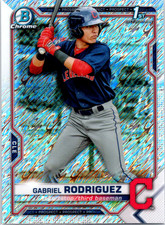 2021 Bowman Chrome Prospects Gabriel Rodriguez #BCP-180 Shimmer Refractor