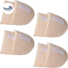 4 Pairs Set-In Shoulder Pads, 1.5Cm Thickening Foam Shoulder Pads for Womens Clo