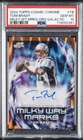 2024 TOPPS COSMIC CHROME MILKY WAY MARKS ORANGE GALACTIC TOM BRADY 9/25 PSA 10