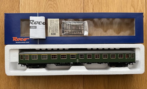 ROCO 45861 Schnellzug-Abteilwagen der DB, 1+2. Klasse, Epoche IV, H0, OVP, Neu | Zustand: Neu