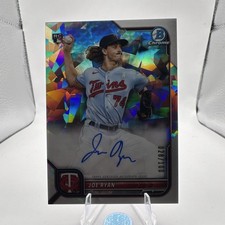 2022 Bowman Chrome Joe Ryan RC Autograph Atomic Refractor /100 #CRA-JR