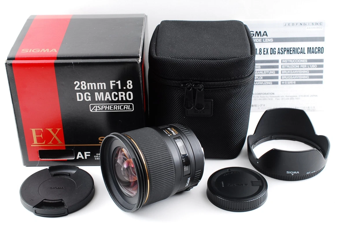 Sigma f/1.8 Camera Lenses 28mm Focal for sale - eBay
