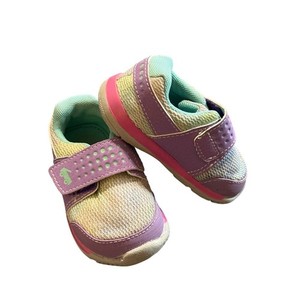 See Kai Run Size 4 FlexiRun Active Sneakers Toddler Kid Run Walking Purple Blue