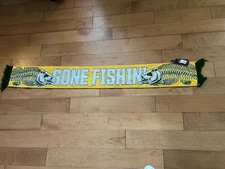 NEW 60" Ruffneck x Portland Timbers  Acrylic Knit Scarf  Gone Fishin'