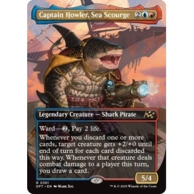 Captain Howler, Sea Scourge (borderless) X4 M/NM Magic MTG Aetherdrift |  eBay