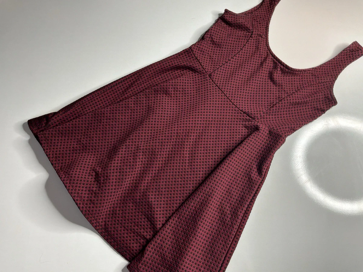 polka dot red dress forever 21 Forever 21 Medium burnt orange red polka dot fall teacher blouse shirt dress
