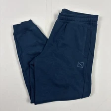 Puma Men's Fleece Jogger Pants Sweat Blue XL