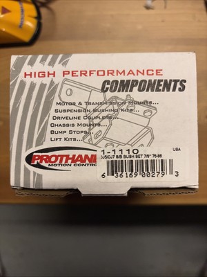 Prothane 1-1110 Sway Bar Bushing Kit Fits 76-86 CJ5 CJ7 Scrambler