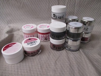 Lot of 15 ASP, Red Carpet, MEFA and Peppi Gel Quick Dip Powders
