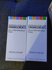 Rodan  Fields Enhancements Micro-dermabrasion Paste 10 Packets New In Box X2