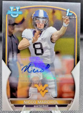 2022 Bowman U Chrome Nicco Marchiol Bowman 1st Auto West Virginia Mountaineers