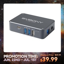 SVBONY SV241 Astronomy Telescope Power Adapter Micro DC USB HUB Box Type-C
