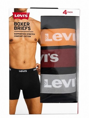 Levis Herren Unterhosen, Größe S 4 Pack