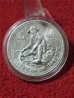 1982 1 TROY OZ 999.0 FINE SILVER ROUND ENGELHARD AMERICAN PROSPECTOR     #T3132