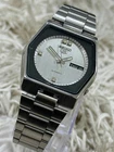 Vintage Seiko 5 Automatic 6309 Silver Dial Wrist Watch for Mens Japan