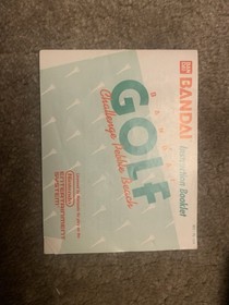 NES Bandai Golf Challenge Pebble Beach Nintendo Authentic Cartridge+Manual