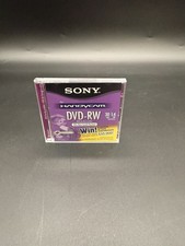 4 Sony Handycam DVD-RW 30min 1.4GB Single Sided Disc New Re-recordable Read Desc