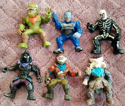 Lot of 6 Moose Epic Games Fortnite Battle Royale Collection 2'' Mini Figures
