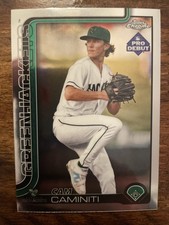 2025 TOPPS PRO DEBUT CHROME #PDC16 - CAM CAMINITI - Augusta Green Jackets