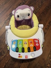 Fisher-Price Kick Play Deluxe Sit-Me-Up Activity Center with Piano Toy