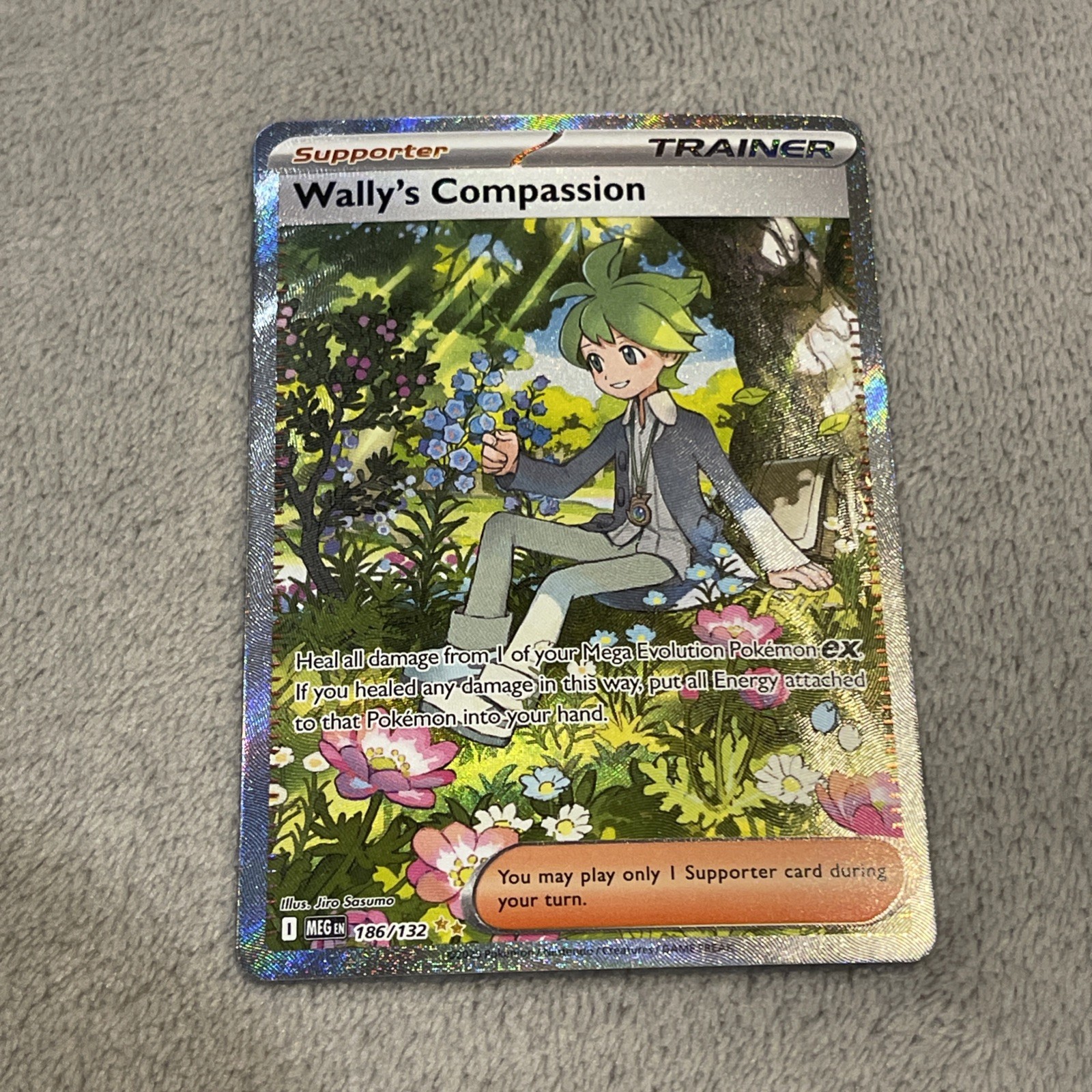 Wally's Compassion 186/132 Me01: Mega Evolution Holo