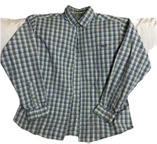 Eddie Bauer Travex Mens XL Plaid Long Sleeve Button Down Shirt