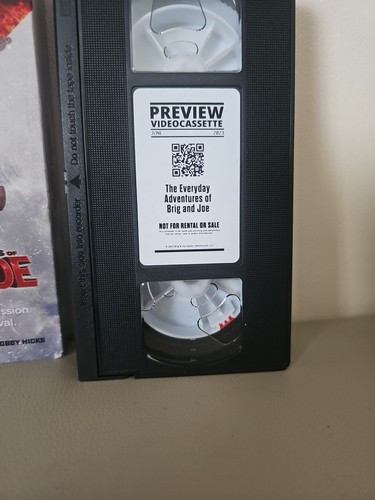 Brig And Joe Promotional VHS Release 2023 Rare OOP - Afbeelding 8 van 8