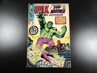 Tales To Astonish #95 Marvel US Comic 1967 Fine Hulk And Sub-Mariner, 1st App