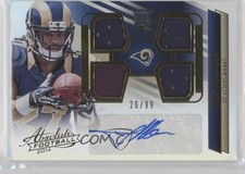 2014 Panini Absolute Rookie Premiere Materials Autos 26/99 Tre Mason #240 c7e