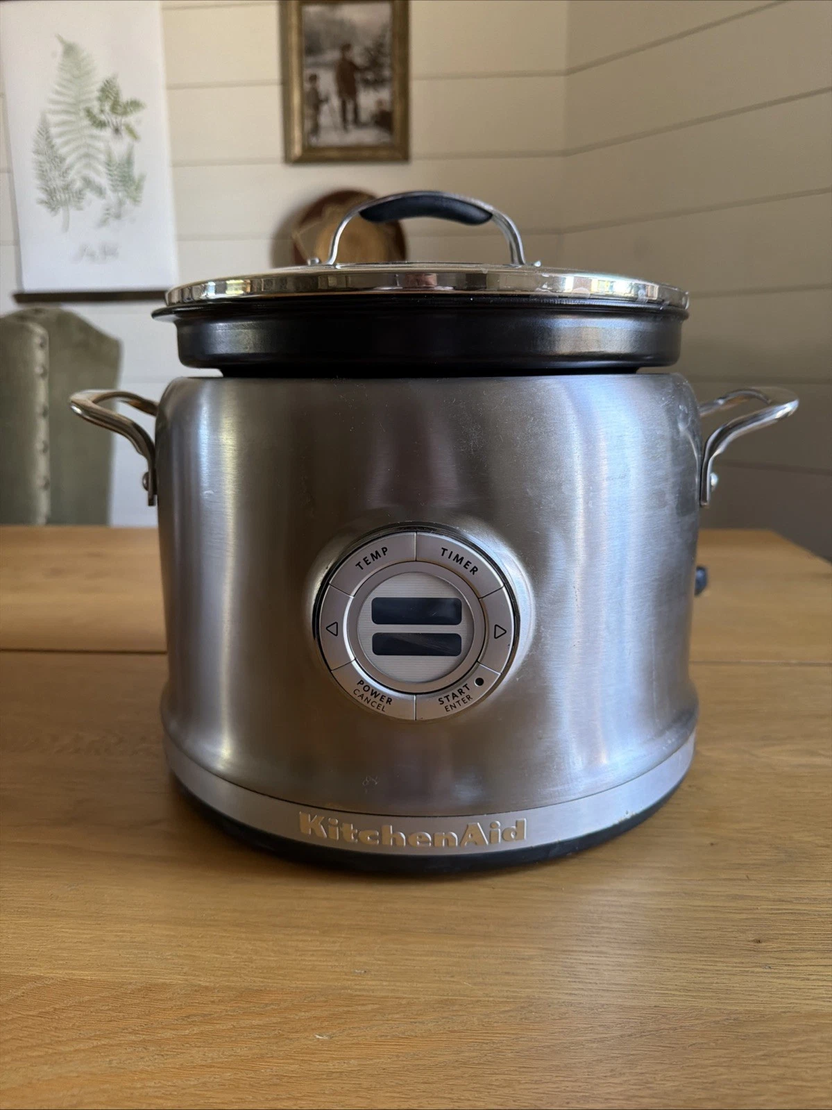 KitchenAid Multi-Cooker KMC4241SS Stainless Steel 4Qt W/ Lid, Strainer & Manual
