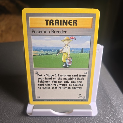 Pokemon Breeder 105/130 Base Set 2 Regular