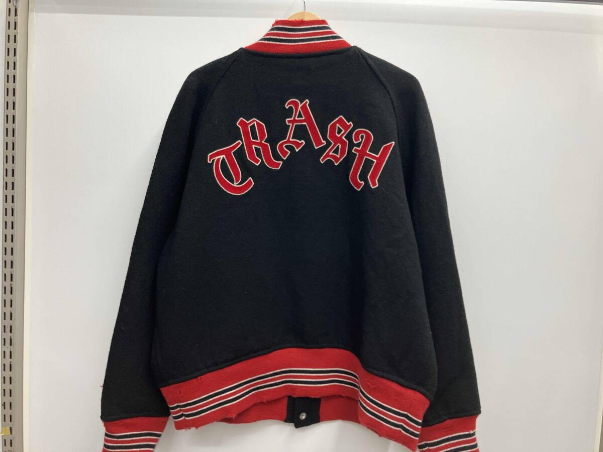 Needles Deconstructed Lettered Jacket Black Red S… - image 4
