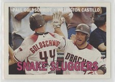 2016 Heritage High Number Combo Cards Paul Goldschmidt Welington Castillo 2f9