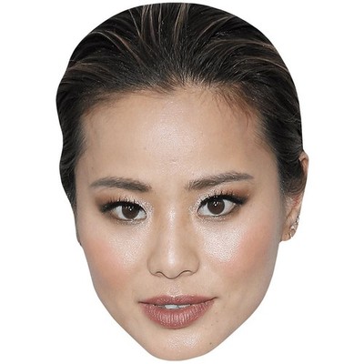 Jamie Chung (Make Up) Celebrity Mask, Flat Card Face, Fancy Dress Mask