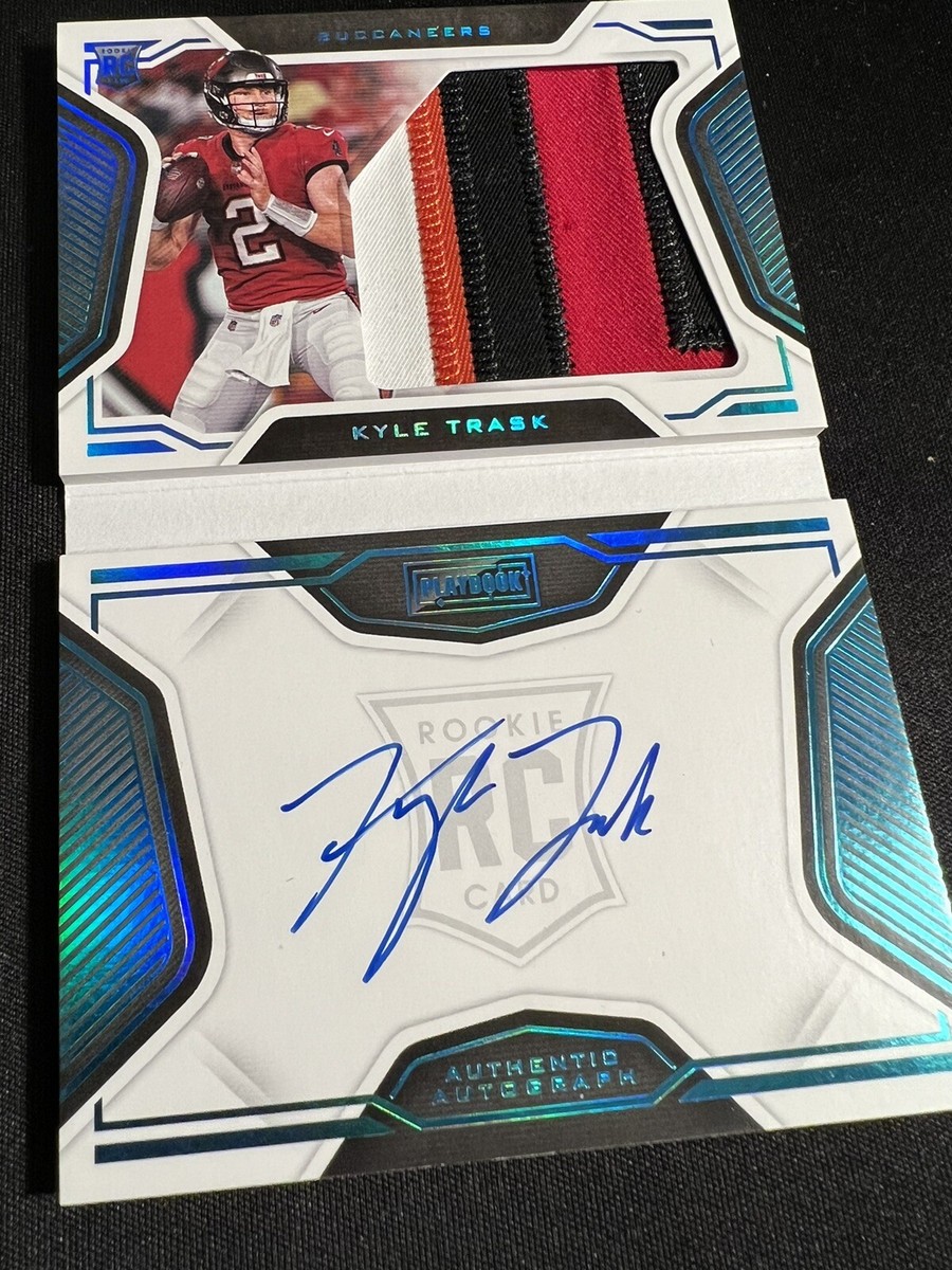 2021 Playbook KYLE TRASK RPA Booklet - 4 Color Patch Auto BLUE /49  display picture 1
