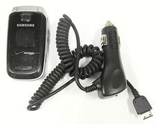 Samsung SCH-U430 - Black and Silver  Verizon  Cellular Flip Phone - Bundled