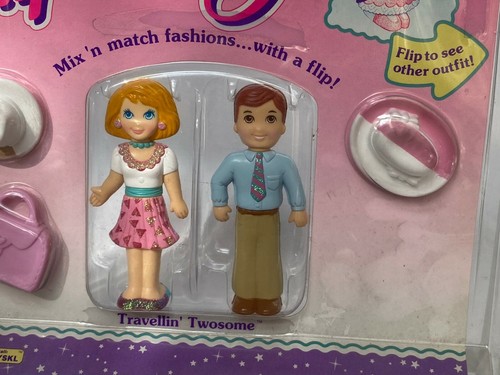 #1653/1650 Vintage 1991 PLAYSKOOL Flip N Fancy Dolls NIP HASBRO VERY RARE - Picture 3 of 4
