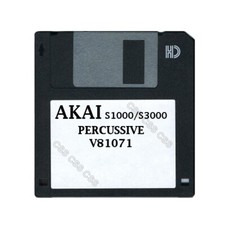 Akai S1000 / S3000 Floppy Disk PERCUSSIVE V81071